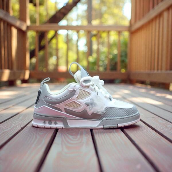 LV Skate Sneaker White Grey